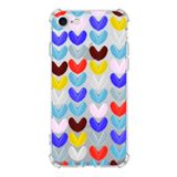 Printify Apple iPhone 7 Uyumlu Water Color 1 Baskılı Şeffaf Köşe Korumalı Antişok Kılıf
