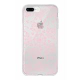 PrintiFy Apple iPhone 8 Plus ile Uyumlu Kapak Nostalji Desen - C Tasarımlı 1mm Fit Şeffaf Silikon Kılıf
