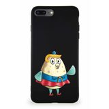 Printify Apple Iphone 8 Plus Soft Premier Kapak Puff Tasarımlı Silikon Kılıf - Siyah