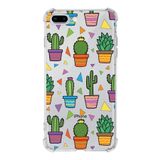 Printify Apple iPhone 8 Plus Uyumlu Water Color 4 Baskılı Şeffaf Köşe Korumalı Antişok Kılıf