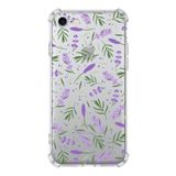 Printify Apple iPhone 8 Uyumlu Water Color 3 Baskılı Şeffaf Köşe Korumalı Antişok Kılıf