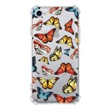 Printify Apple iPhone SE 2020 Uyumlu Water Color 2 Baskılı Şeffaf Köşe Korumalı Antişok Kılıf