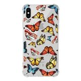 Printify Apple iPhone X Uyumlu Water Color 2 Baskılı Şeffaf Köşe Korumalı Antişok Kılıf