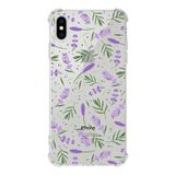 Printify Apple iPhone X Uyumlu Water Color 3 Baskılı Şeffaf Köşe Korumalı Antişok Kılıf