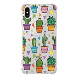 Printify Apple iPhone X Uyumlu Water Color 4 Baskılı Şeffaf Köşe Korumalı Antişok Kılıf