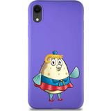 Printify Apple Iphone Xr Soft Premier Kapak Puff Tasarımlı Silikon Kılıf - Mor