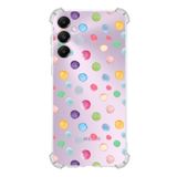PrintiFy Galaxy A05S Uyumlu Water Color 6 Baskılı Şeffaf Köşe Korumalı Antişok Kılıf