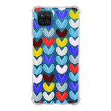 PrintiFy Galaxy A12 Uyumlu Water Color 1 Baskılı Şeffaf Köşe Korumalı Antişok Kılıf