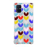 PrintiFy Galaxy M51 Uyumlu Water Color 1 Baskılı Şeffaf Köşe Korumalı Antişok Kılıf