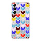 PrintiFy Galaxy S22 Plus Uyumlu Water Color 1 Baskılı Şeffaf Köşe Korumalı Antişok Kılıf
