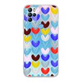 PrintiFy General Mobile GM 21 Pro ile Uyumlu Water Color 1 Kamera Korumalı Şeffaf Kılıf