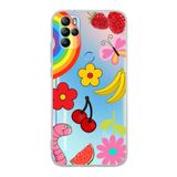 PrintiFy General Mobile GM 21 Pro ile Uyumlu Water Color 5 Kamera Korumalı Şeffaf Kılıf