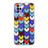 PrintiFy GM 21 Pro New Edition ile Uyumlu 1mm Slim Fit Water Color 1 Baskılı Silikon Şeffaf Kılıf