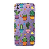 PrintiFy Honor 8C ile Uyumlu Water Color 4 Kamera Korumalı Şeffaf Kılıf