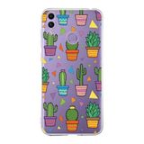 PrintiFy Huawei Honor 8C ile Uyumlu 1mm Slim Fit Water Color 4 Baskılı Şeffaf Kılıf