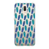 PrintiFy Huawei Mate 10 Lite ile Uyumlu 1mm Slim Fit Nazar Boncuğu 4 Baskılı Şeffaf Kılıf