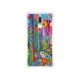 PrintiFy Huawei Mate 10 lite ile Uyumlu Düşlerin Dansı serisi Folklorik Bahçe Tasarımlı Uv Baskılı Köşe Korumalı Antişok Kılıf