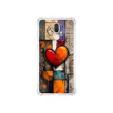 PrintiFy Huawei Mate 10 lite ile Uyumlu Düşlerin Dansı serisi Zamanın Kalbi Tasarımlı Uv Baskılı Köşe Korumalı Antişok Kılıf