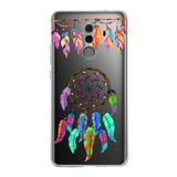 PrintiFy Huawei Mate 10 Pro ile Uyumlu 1mm Slim Fit Nazar Boncuğu 6 Baskılı Şeffaf Kılıf
