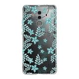 PrintiFy Huawei Mate 10 Pro ile Uyumlu Kapak Floral Su Yeşili Tasarımlı 1mm Fit Şeffaf Silikon Kılıf