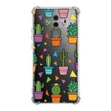 PrintiFy Huawei Mate 10 Pro Uyumlu Water Color 4 Baskılı Şeffaf Köşe Korumalı Antişok Kılıf