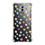 PrintiFy Huawei Mate 10 Pro Uyumlu Water Color 6 Baskılı Şeffaf Köşe Korumalı Antişok Kılıf