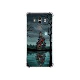 PrintiFy Huawei Mate10pro ile Uyumlu Simya Serisi Gölge Ve Cam Tasarımlı Uv Baskılı Köşe Korumalı Antişok Kılıf