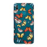 PrintiFy Huawei P Smart 2019 ile Uyumlu Water Color 2 Kamera Korumalı Şeffaf Kılıf