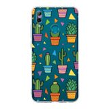 PrintiFy Huawei P Smart 2019 ile Uyumlu Water Color 4 Kamera Korumalı Şeffaf Kılıf