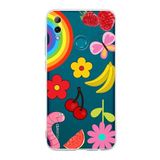 PrintiFy Huawei P Smart 2019 ile Uyumlu Water Color 5 Kamera Korumalı Şeffaf Kılıf