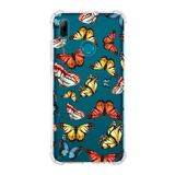 Printify Huawei P Smart 2019 Uyumlu Water Color 2 Baskılı Şeffaf Köşe Korumalı Antişok Kılıf