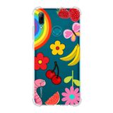 Printify Huawei P Smart 2019 Uyumlu Water Color 5 Baskılı Şeffaf Köşe Korumalı Antişok Kılıf