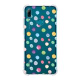 Printify Huawei P Smart 2019 Uyumlu Water Color 6 Baskılı Şeffaf Köşe Korumalı Antişok Kılıf