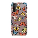 PrintiFy Huawei P Smart 2021 ile Uyumlu Water Color 2 Kamera Korumalı Şeffaf Kılıf