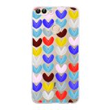 PrintiFy Huawei P Smart ile Uyumlu Water Color 1 Kamera Korumalı Şeffaf Kılıf