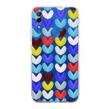 PrintiFy Huawei P Smart Z ile Uyumlu Water Color 1 Kamera Korumalı Şeffaf Kılıf