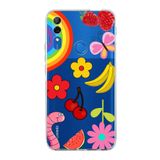 PrintiFy Huawei P Smart Z ile Uyumlu Water Color 5 Kamera Korumalı Şeffaf Kılıf