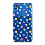 PrintiFy Huawei P Smart Z ile Uyumlu Water Color 6 Kamera Korumalı Şeffaf Kılıf