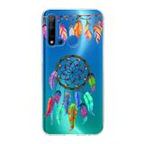 PrintiFy Huawei P20 Lite 2019 ile Uyumlu 1mm Slim Fit Nazar Boncuğu 6 Baskılı Şeffaf Kılıf