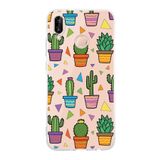 PrintiFy Huawei P20 Lite ile Uyumlu Water Color 4 Kamera Korumalı Şeffaf Kılıf