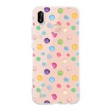 PrintiFy Huawei P20 Lite ile Uyumlu Water Color 6 Kamera Korumalı Şeffaf Kılıf