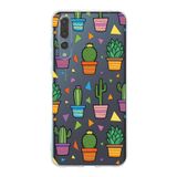 PrintiFy Huawei P20 Pro ile Uyumlu 1mm Slim Fit Water Color 4 Baskılı Şeffaf Kılıf