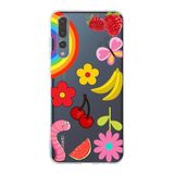 PrintiFy Huawei P20 Pro ile Uyumlu 1mm Slim Fit Water Color 5 Baskılı Şeffaf Kılıf