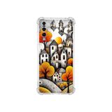PrintiFy Huawei P20 Pro ile Uyumlu Düşlerin Dansı serisi Göçebe Şatolar Tasarımlı Uv Baskılı Köşe Korumalı Antişok Kılıf