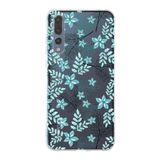 PrintiFy Huawei P20 Pro ile Uyumlu Kapak Floral Su Yeşili Tasarımlı 1mm Fit Şeffaf Silikon Kılıf