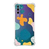 Printify Huawei P20 Pro Uyumlu Köşe Korumalı Antişok Kapak Geometrik Şekiller Tasarımlı Şeffaf Kılıf