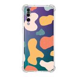 Printify Huawei P20 Pro Uyumlu Köşe Korumalı Antişok Kapak Grunge Tasarımlı Şeffaf Kılıf