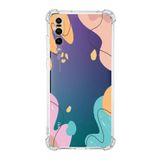 Printify Huawei P20 Pro Uyumlu Köşe Korumalı Antişok Kapak Karışık Renkler Tasarımlı Şeffaf Kılıf