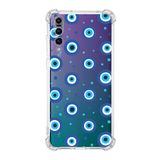 Printify Huawei P20 Pro Uyumlu Nazar Boncuğu 1 Baskılı Şeffaf Köşe Korumalı Antişok Kılıf