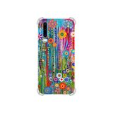 PrintiFy Huawei P30 ile Uyumlu Düşlerin Dansı serisi Folklorik Bahçe Tasarımlı Uv Baskılı Köşe Korumalı Antişok Kılıf